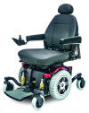 Raleigh Durham Medical Red 614 HD Jazzy Electric Wheelchair by Pride Mobility