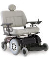 black jazzy 1650 electric wheelchair by pride mobility