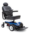 pride electric wheelchair jazzy elite es portable blue raleigh durham medical   