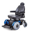 Raleigh Durham Medical Blue 1450 Jazzy Electric Wheelchair by Pride MobilityLefty