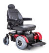 Raleigh Durham Medical Red 1450 Jazzy Electric Wheelchair by Pride Mobility