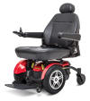 Jazzy Elete 14 Eletric Wheelchair by Pride Mobility Raleigh Durham Medical Red