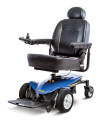 2017 Blue Jazzy Elite ES Portable Electric Wheelchair by Pride Mobility Raleigh Durham Medical