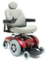 jazzy select 14 electric wheelchair by pride mobility red