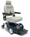 blue select elete jazzy electric wheelchair by pride mobility