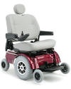 red 1170xl jazzy electric wheelchair by pride mobility