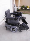 jazzy electric wheelchair by pride mobility 1100