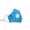 Healthy Air Blue and White with Exhale Valve Face Mask Raleigh Durham Medical N99