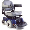 blue jazzy 1113 ats electric wheelchair by pride mobility