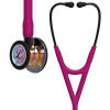 3m Cardiology 3 Raspberry Rainbow with High Polished Smoke Head Littmann Stethoscope Raleigh Durham Medical 6241