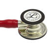 3m Cardiology 3 Burgundy  With Champagne Head Littmann Stethoscope Raleigh Durham Medical 6176