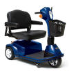 electric scooter by pride mobility blue