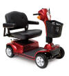pride 4 wheel electric scooter by  pride mobility red