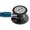 cardiology-iv-6234-high-polish-smoke-finish-carribean-blue-tube-mirror-stem-smoke-headset 3m Cardiology 3 Caribbean Blue Littmann Stethoscope Raleigh Durham Medical 6234